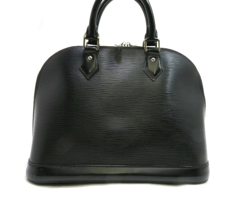 LOUIS VUITTON Alma handbag Epi leather Noir Black